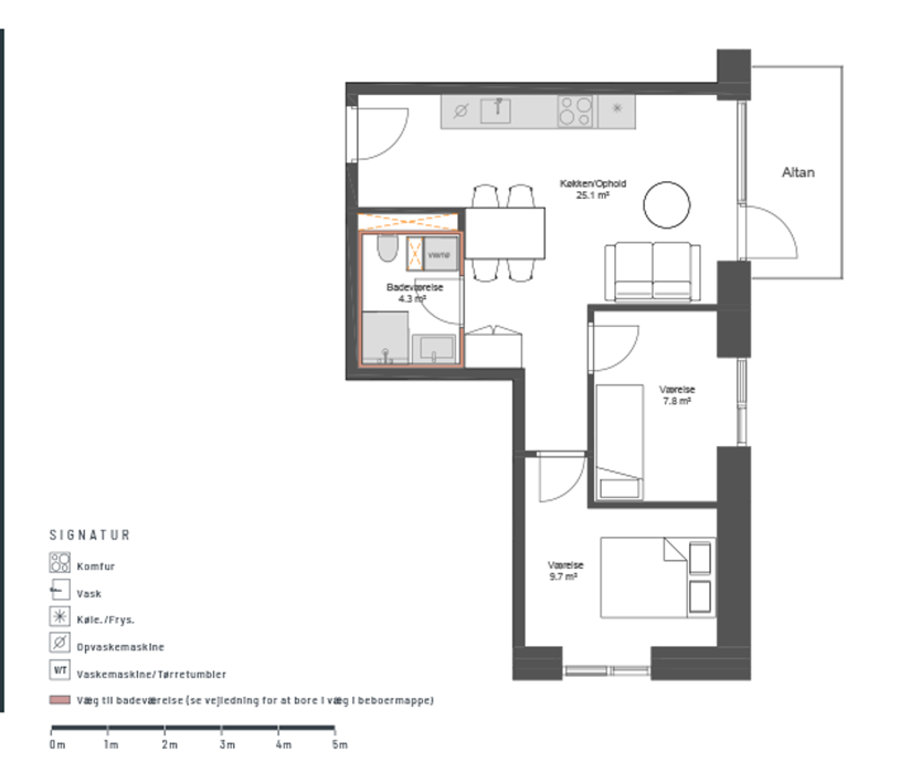 Nyopført 3-værelses lejlighed i Skejbyen 13